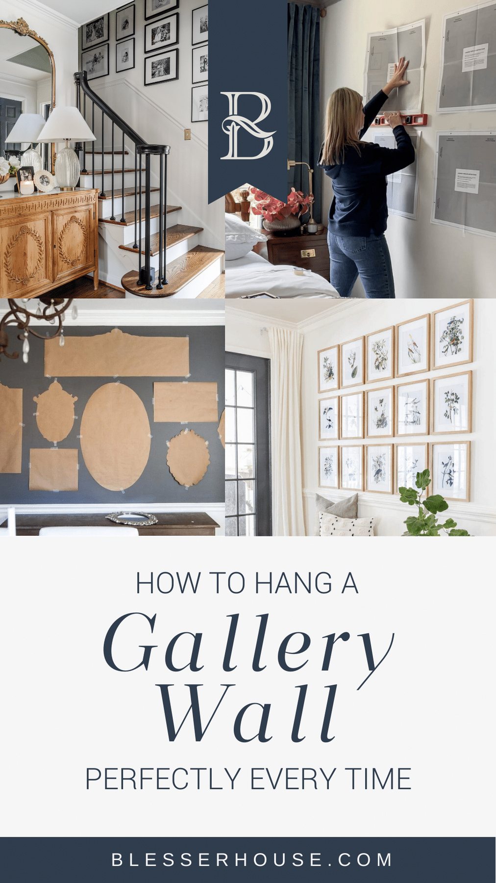 how to hang a gallery wall perfectly