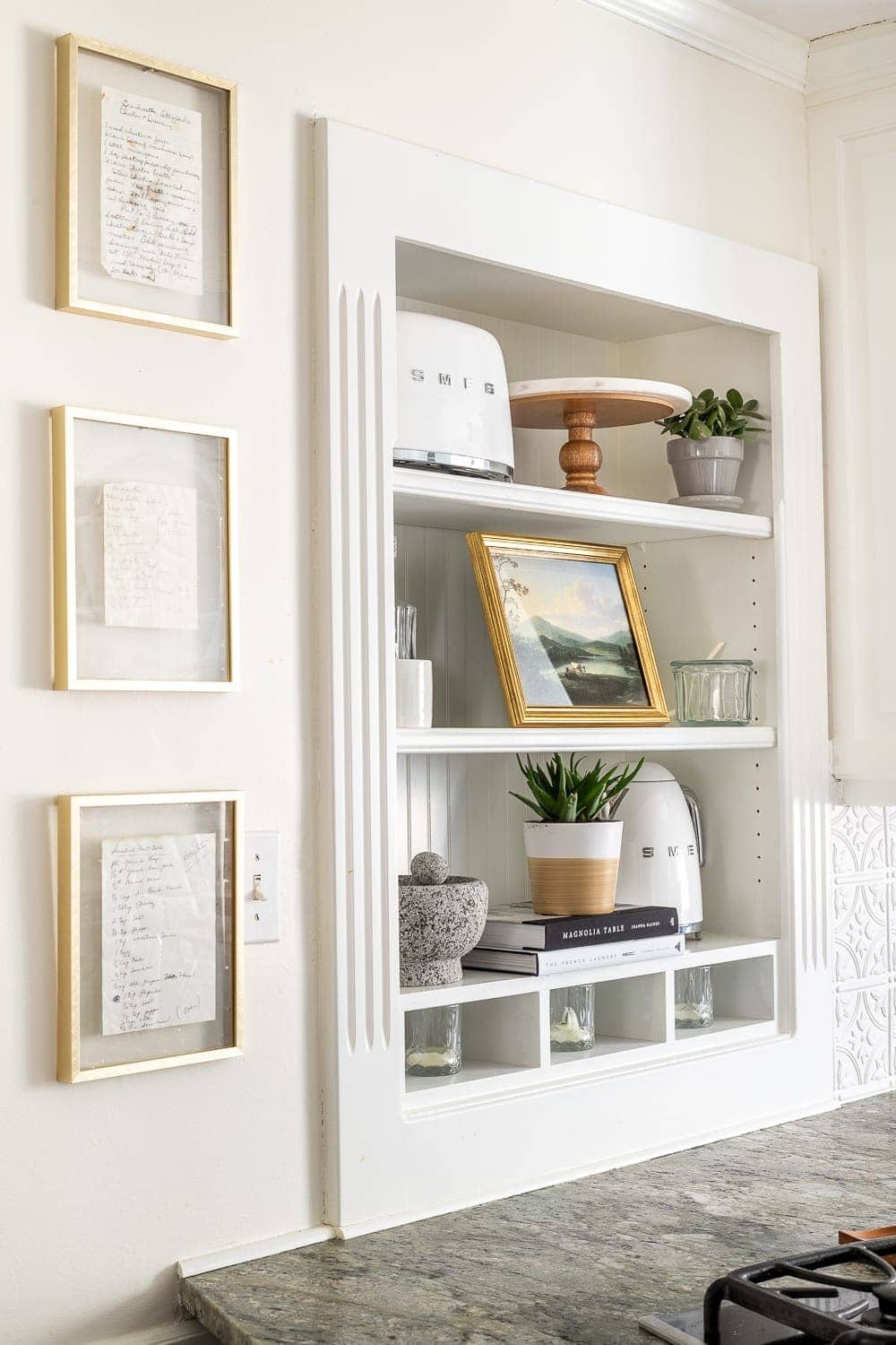 How to Decorate Shelves | 8 tips for decorating shelves to make them look perfectly styled and balanced every single time to make a statement in any room.