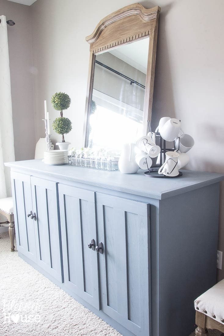 Media Stand to Buffet Table Makeover | Unigumushane