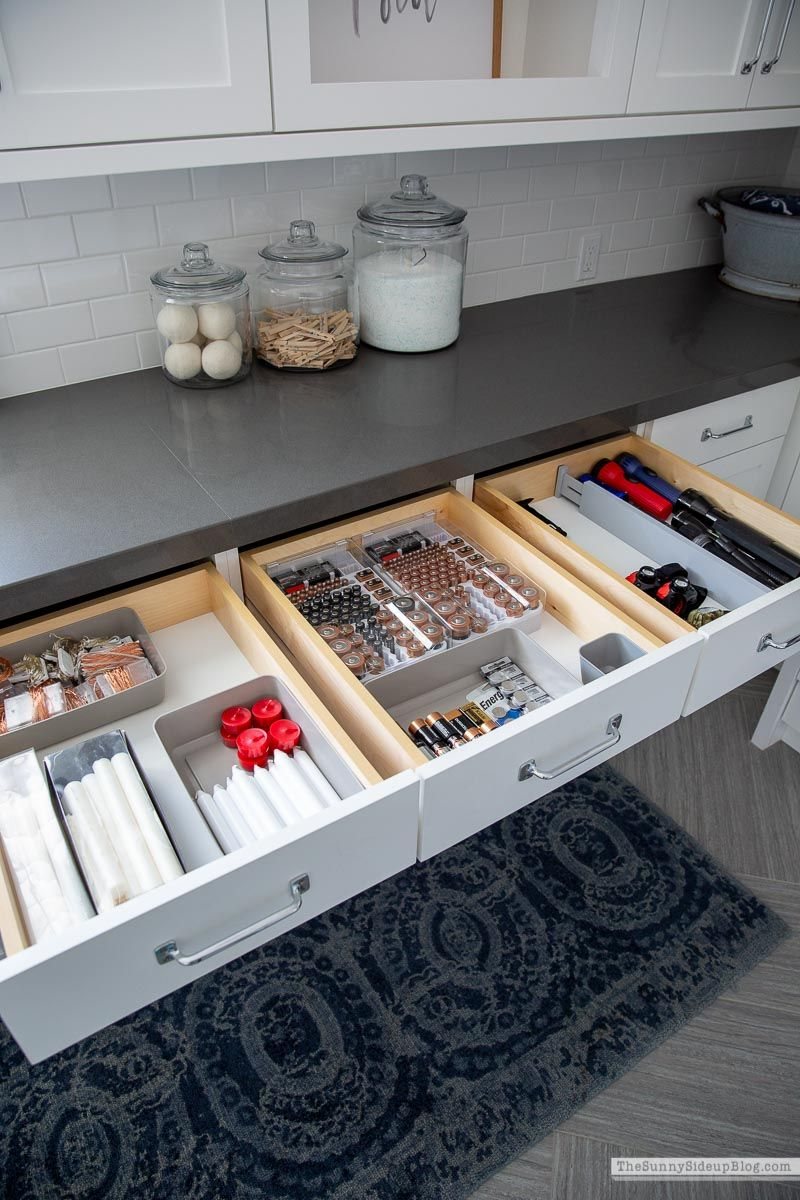 laundry room drawers
