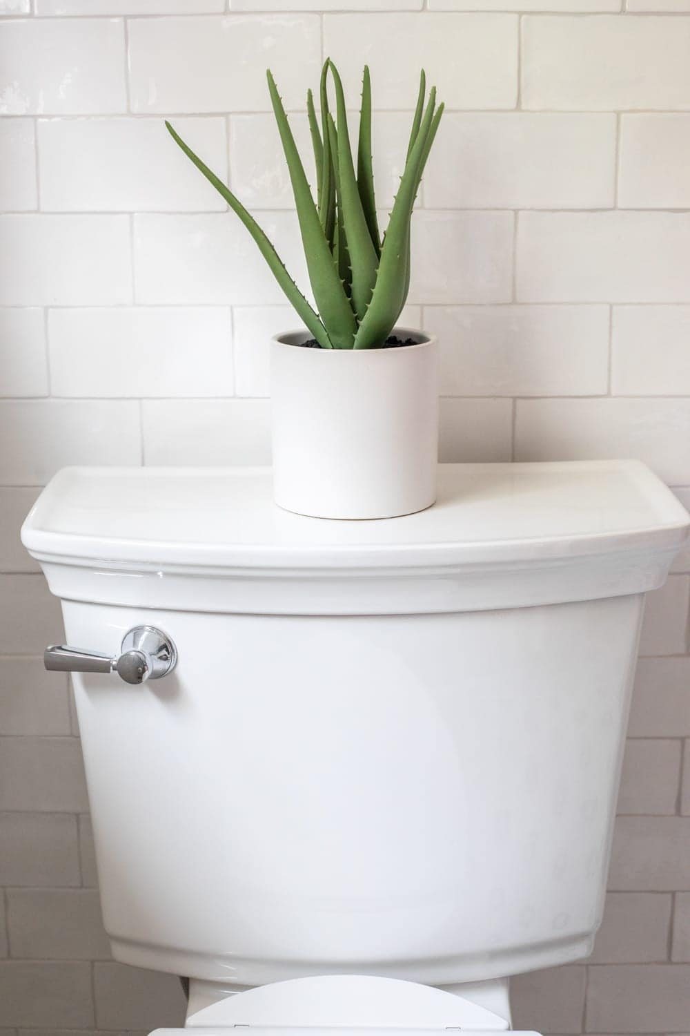 Girls' Bathroom Decor Details & Sources | handmade vintage style subway tile