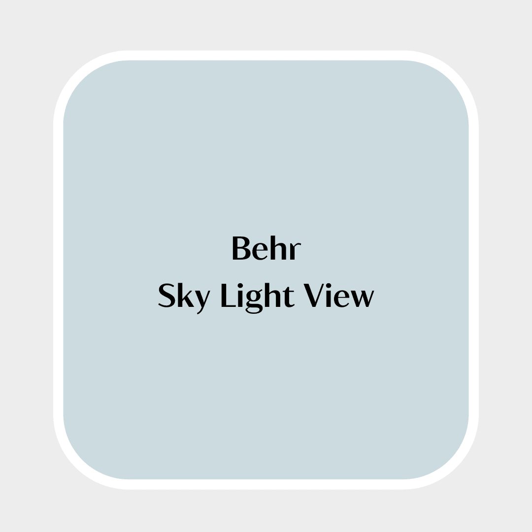 behr sky light view