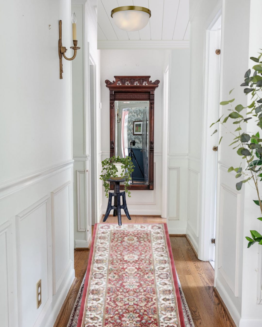 visualizing a hallway makeover with mood boarding