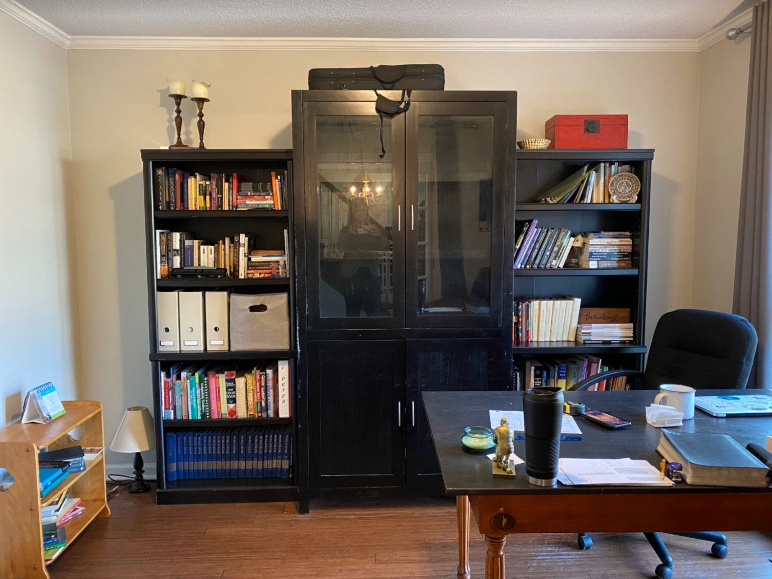 home office before