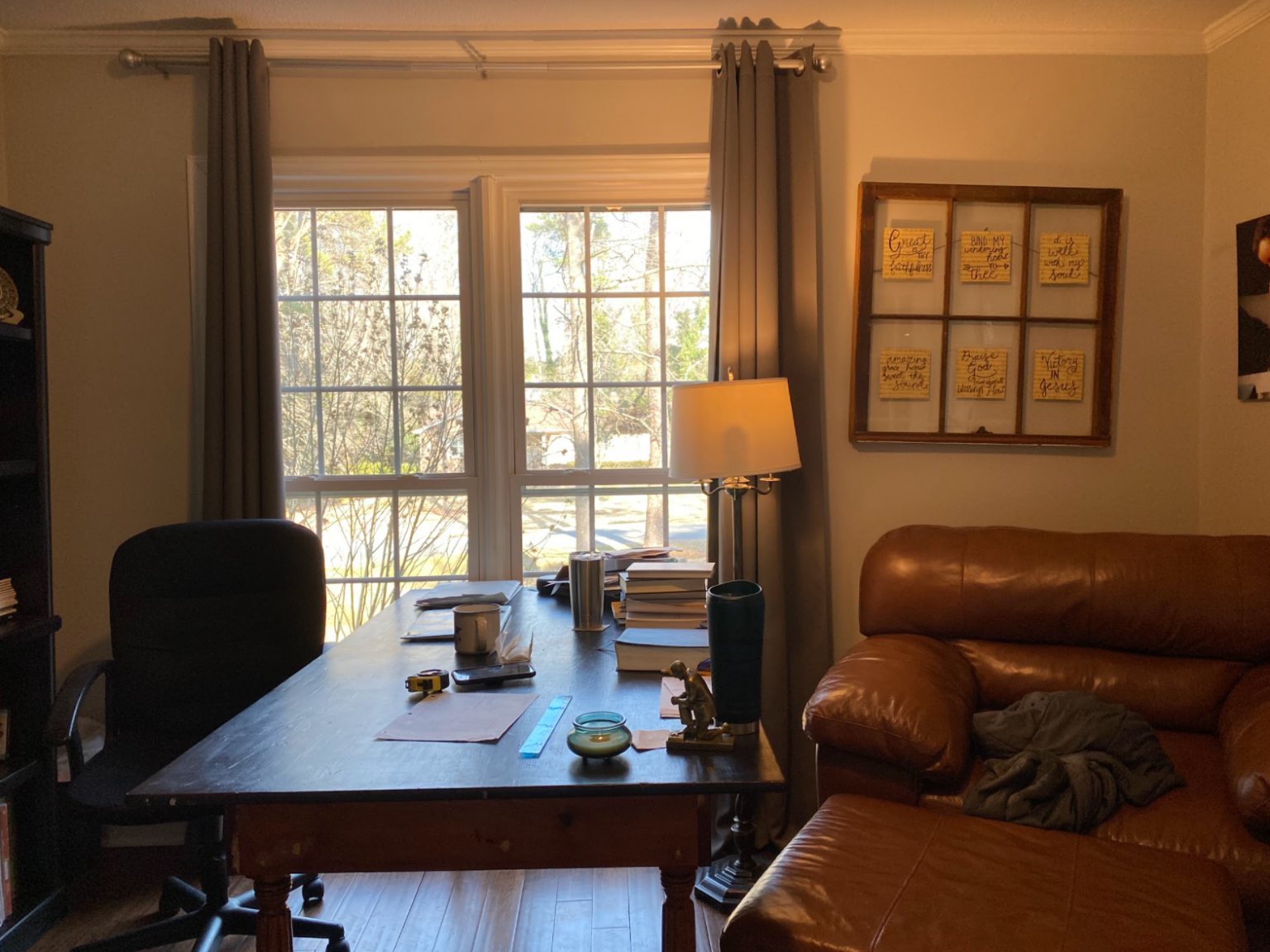 home office before