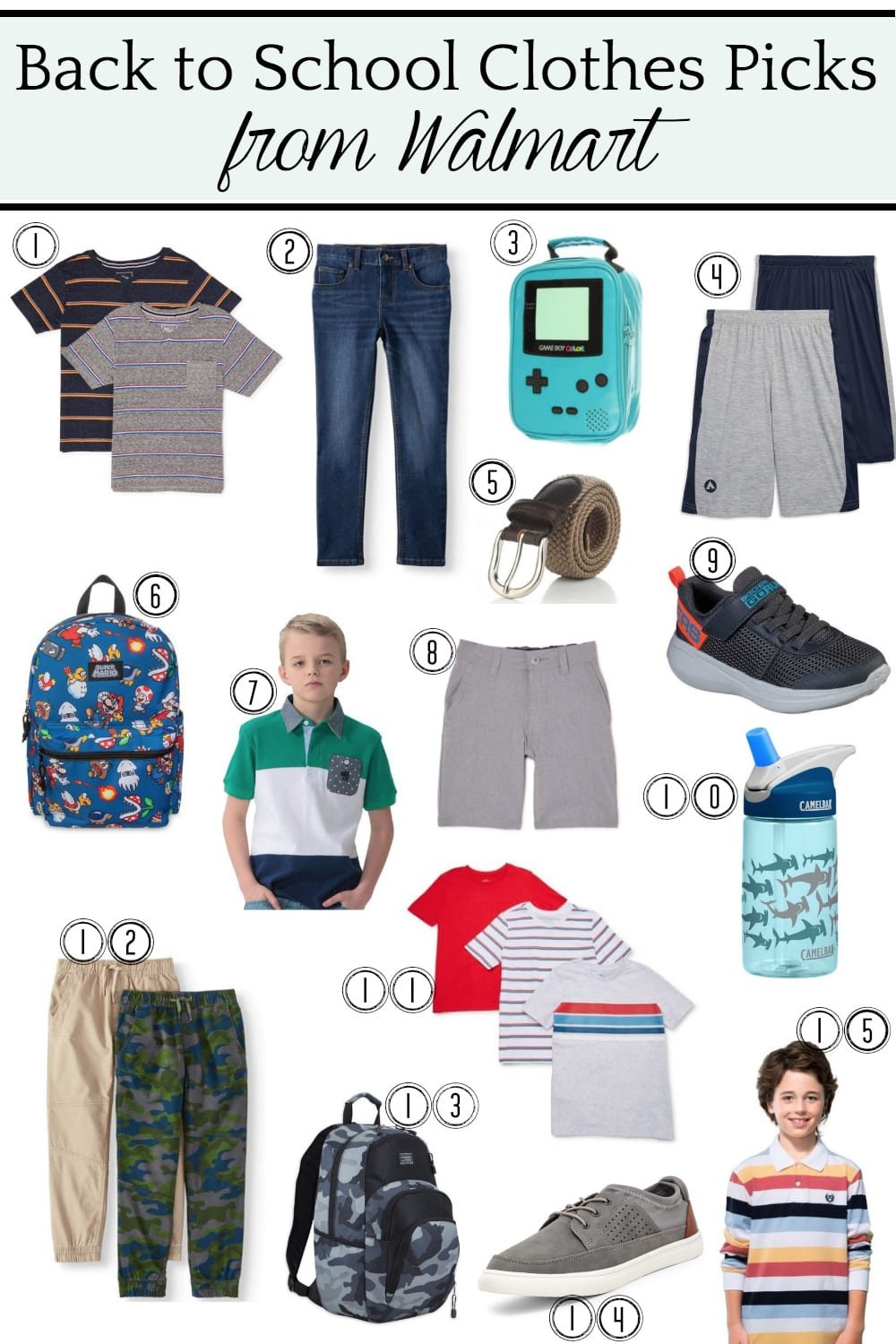 Back to School Clothes Picks from @walmart for Boys #ad #backtoschool