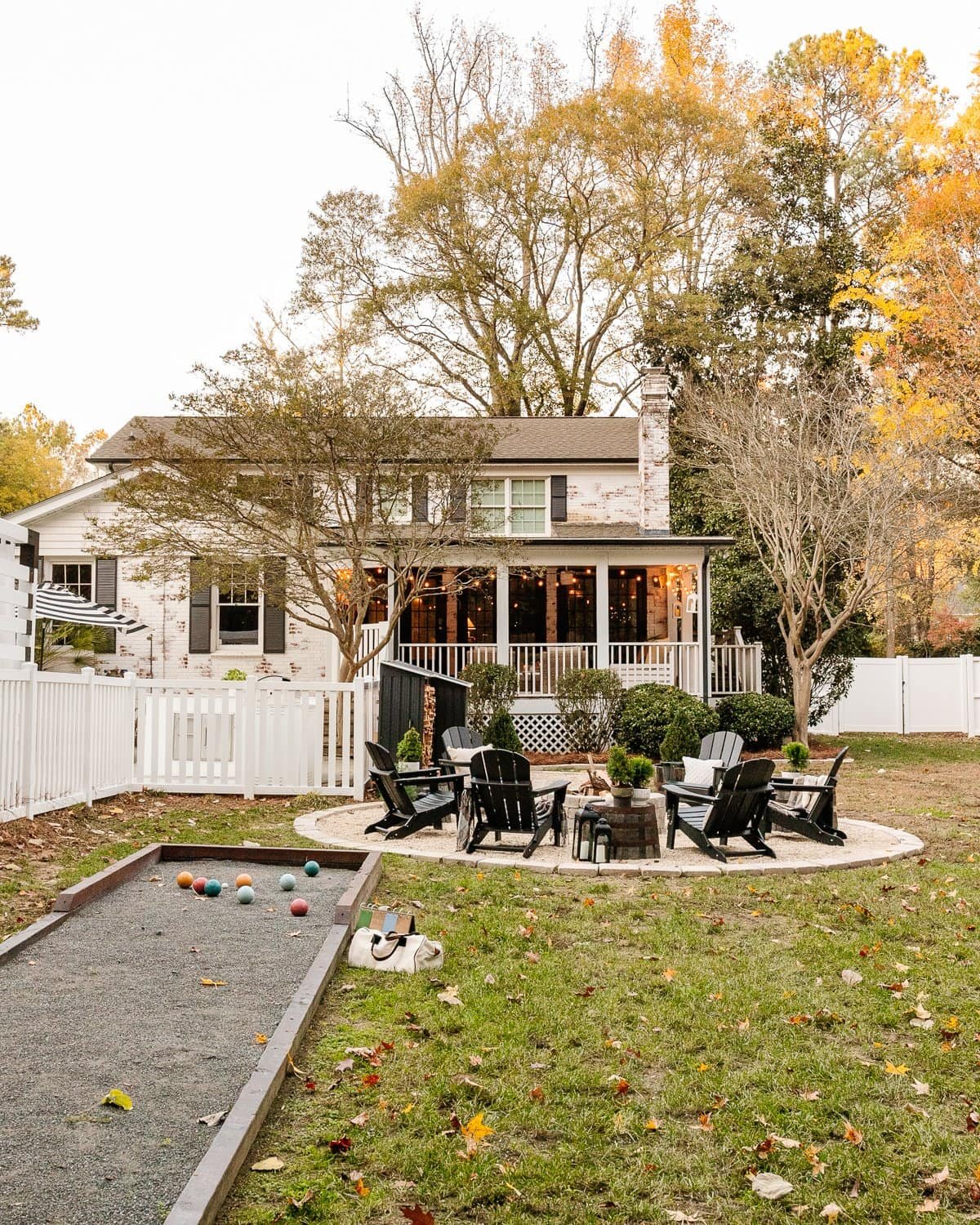 backyard bocce ball court