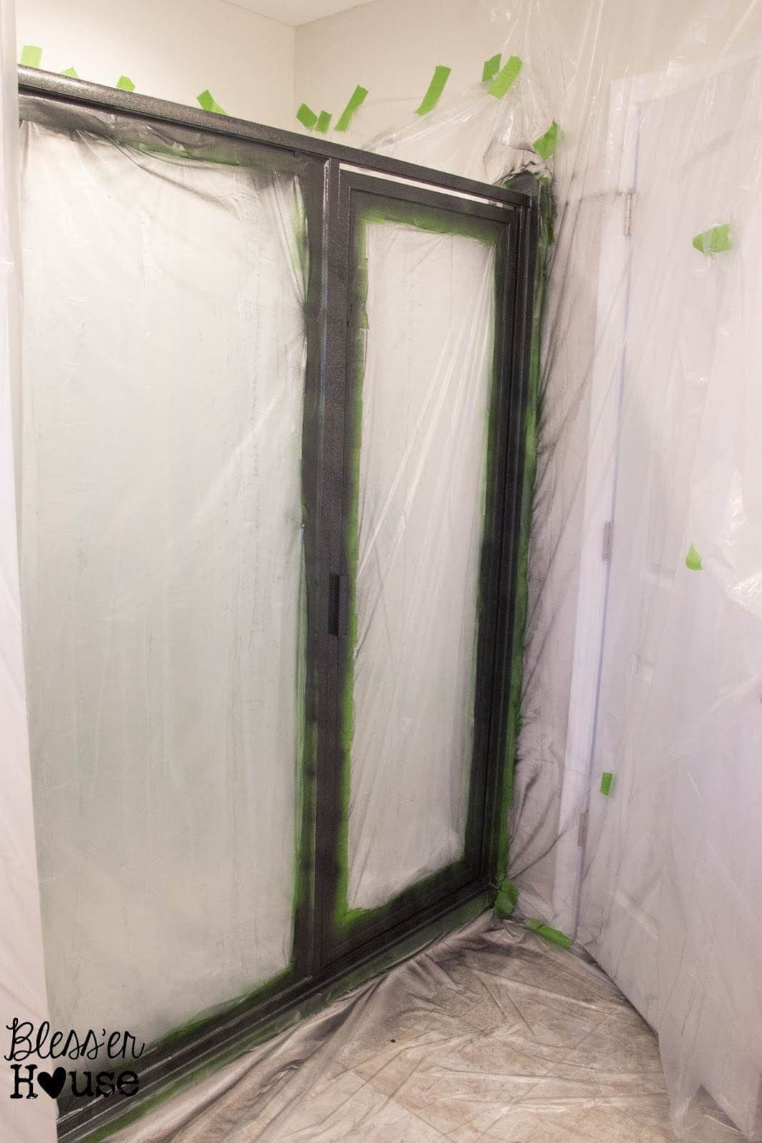 How NOT to Paint a Shower Door (And How to Fix Spray Paint Mistakes) | Unigumushane