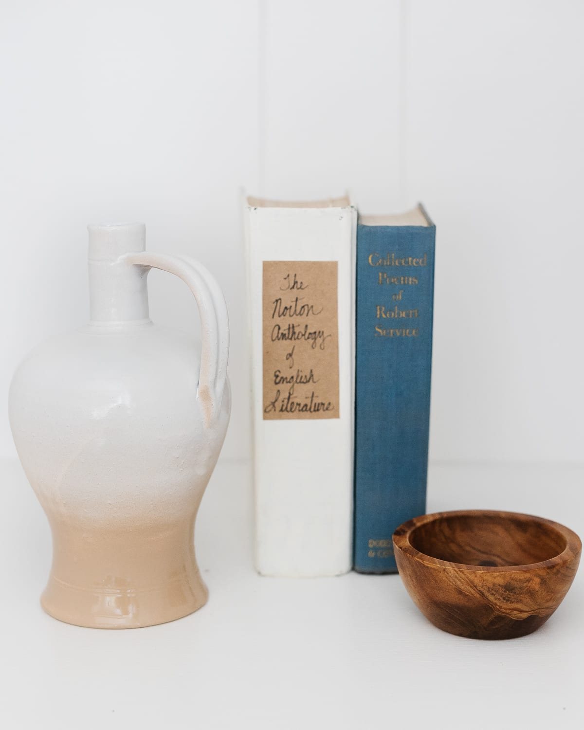 rustic shelf decor