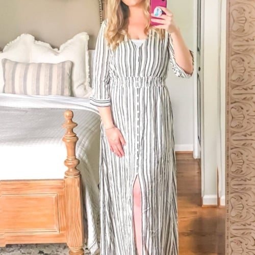 How to Hide Mom Belly Pooch | Maxi Dresses