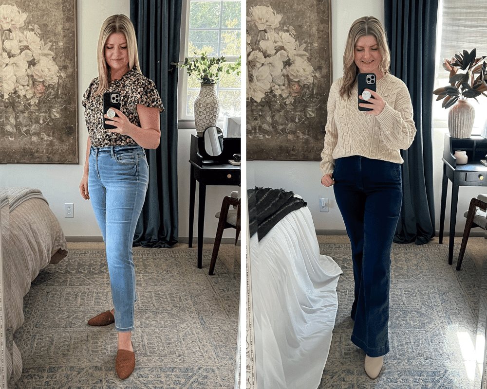 best mom jeans for hiding pooch
