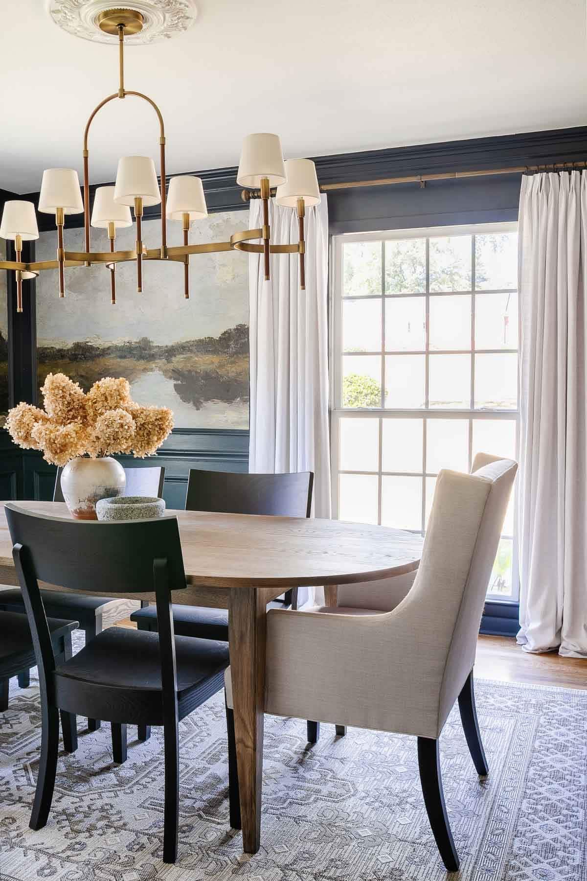 secondhand chandelier from Facebook Marketplace