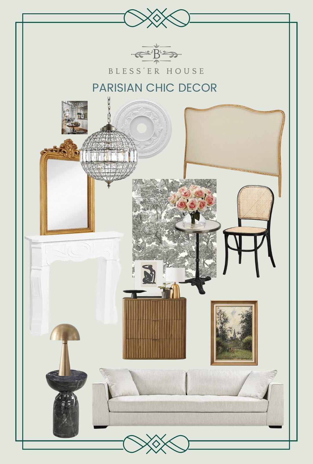 Parisian home decor from Amazon
