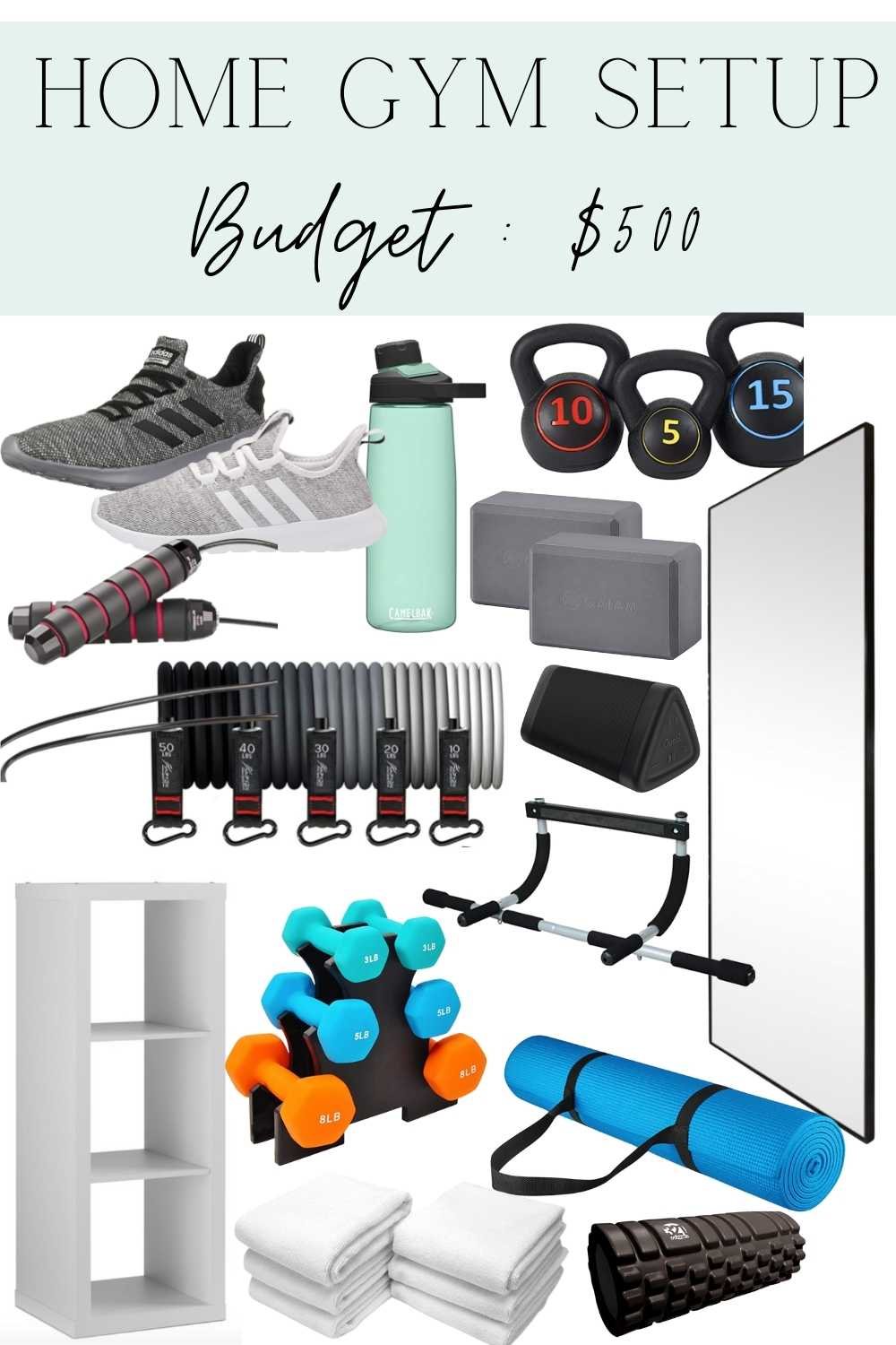 home gym equipment setup for $500