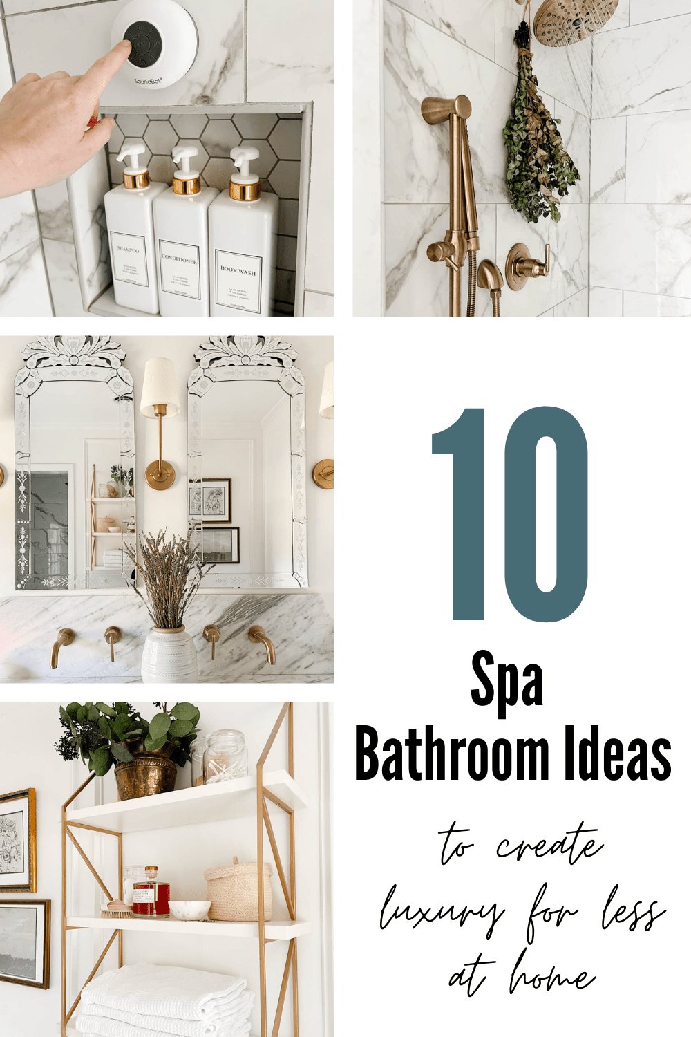 spa bathroom ideas to create luxury for less at home