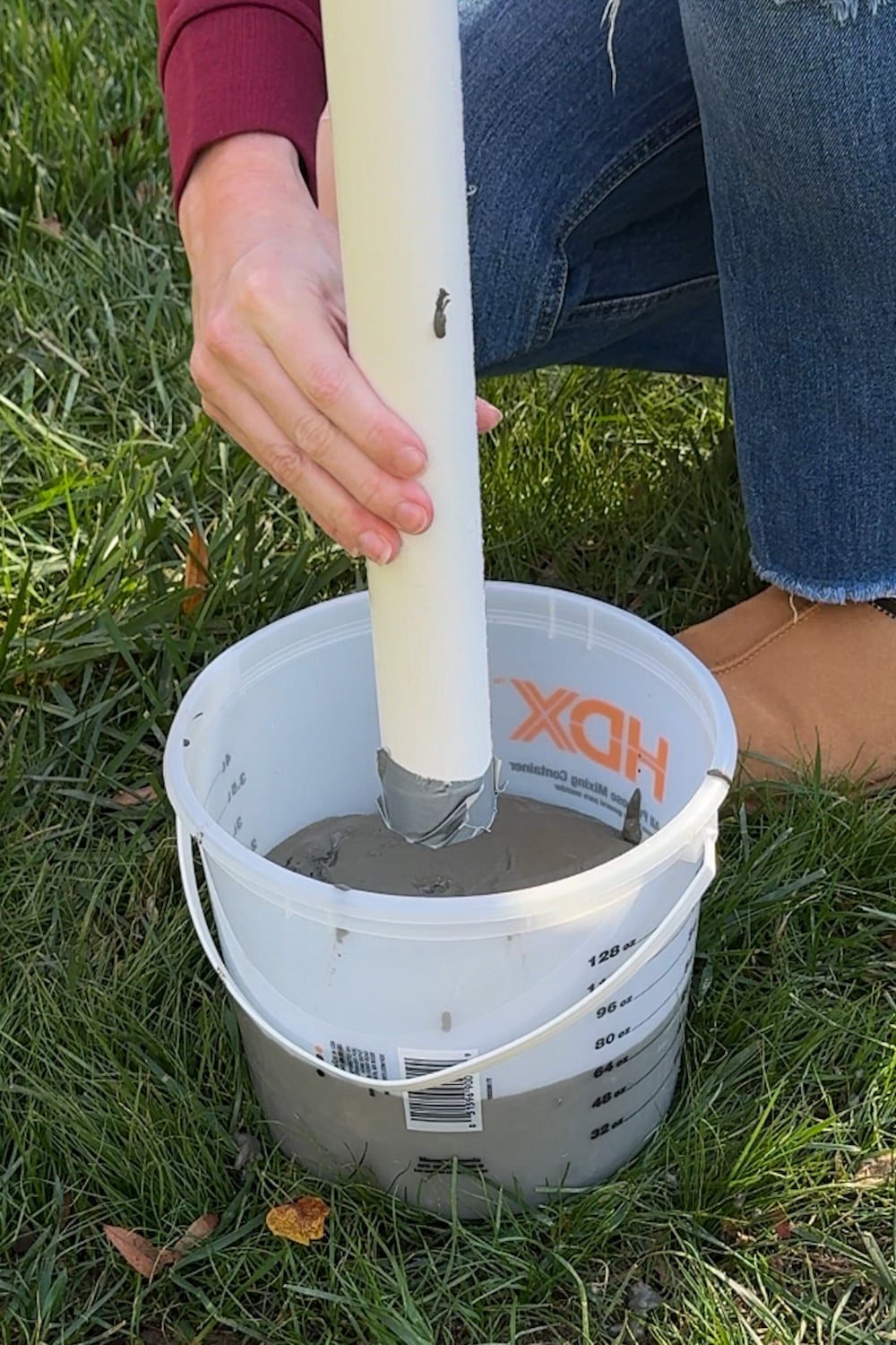 diy christmas tree stand planter pot