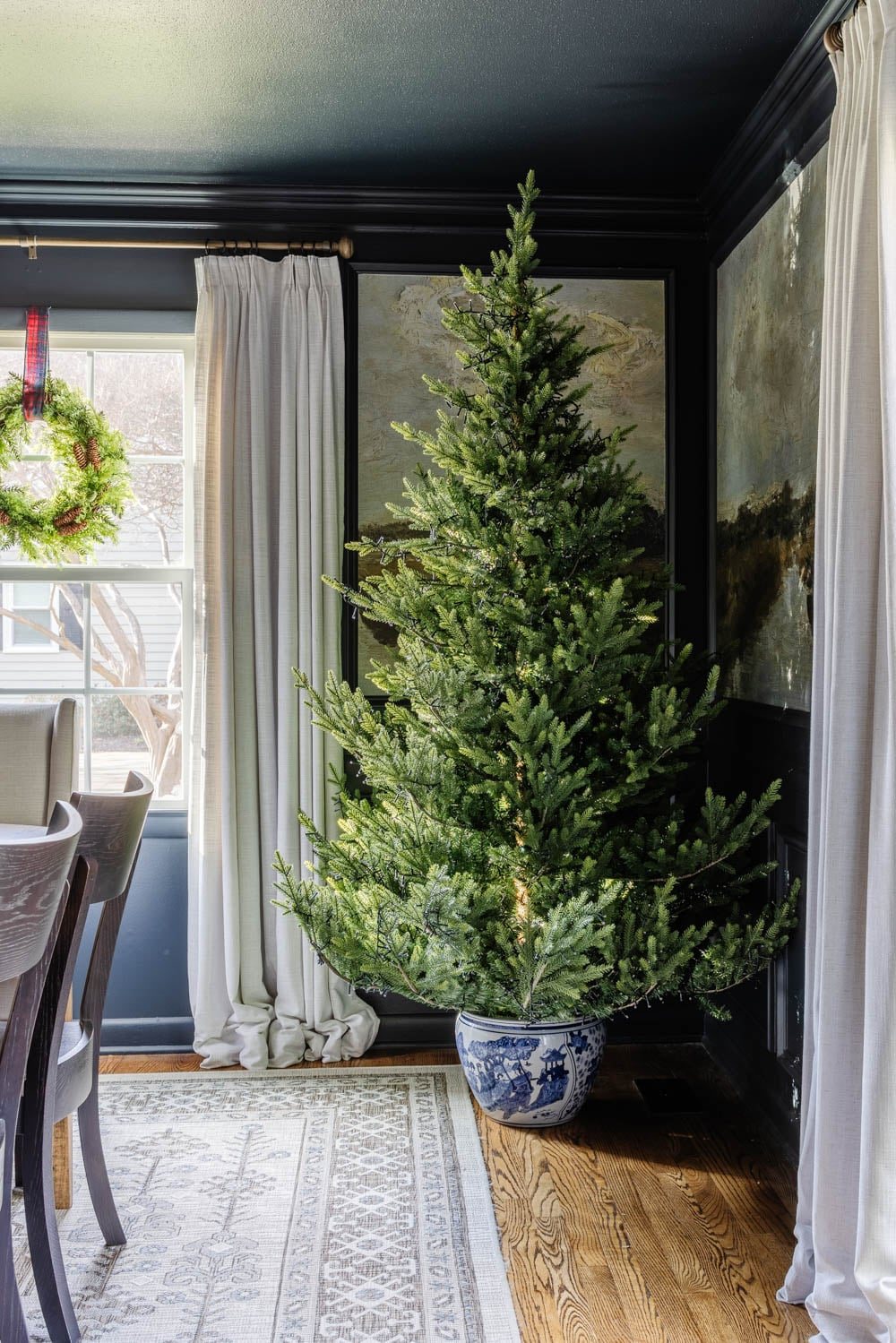 diy christmas tree stand planter pot