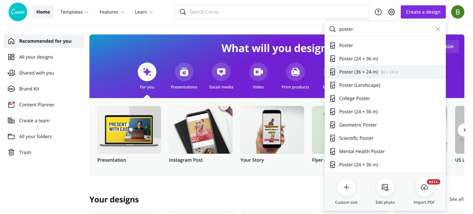 how to make a mood board with the canva app