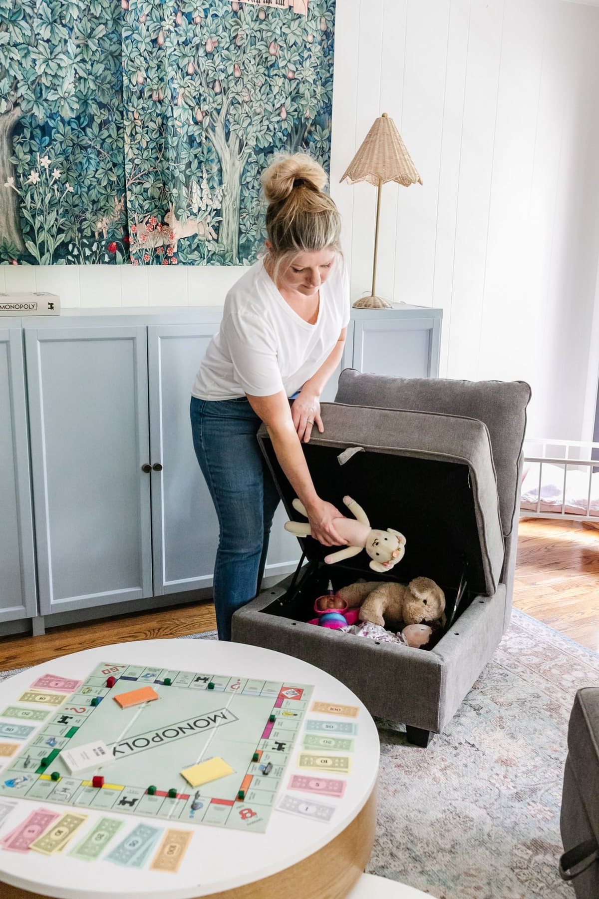 Secret Toy Storage in the Playroom + the Chicest Amazon Storage Furniture
