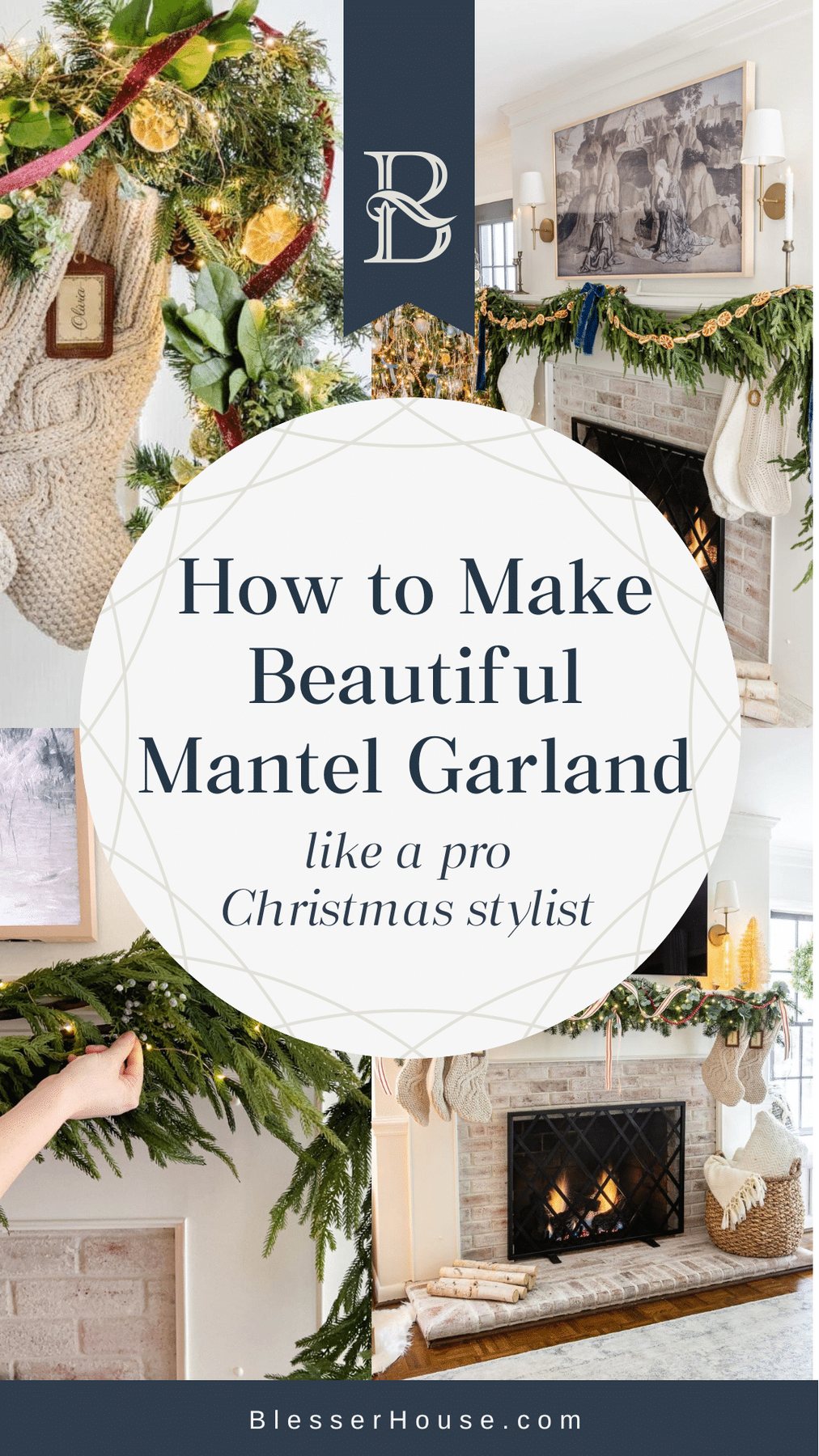 diy mantel garland ideas for christmas