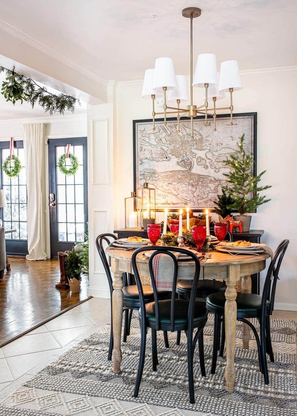 Swedish Christmas breakfast nook