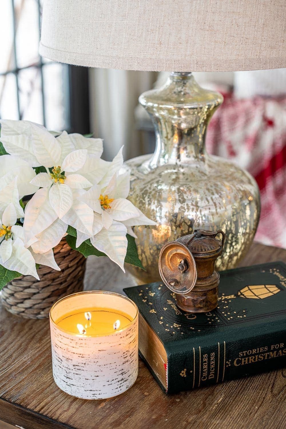 Display family artifacts in vignettes on end tables, coffee tables, and dresser tops.