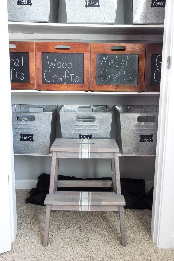 How to Organize a Craft Closet Like a Rockstar | unigumushane.com
