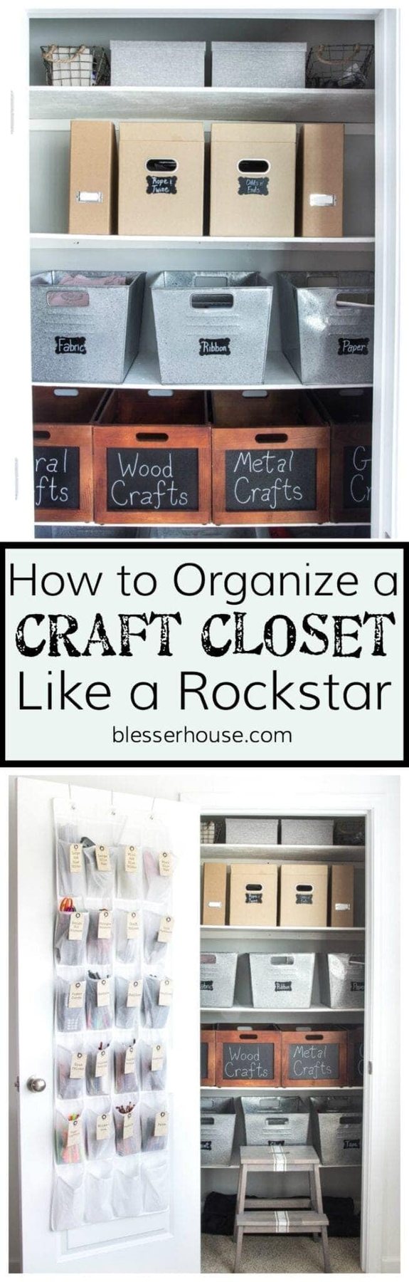 How to Organize a Craft Closet Like a Rockstar | unigumushane.com