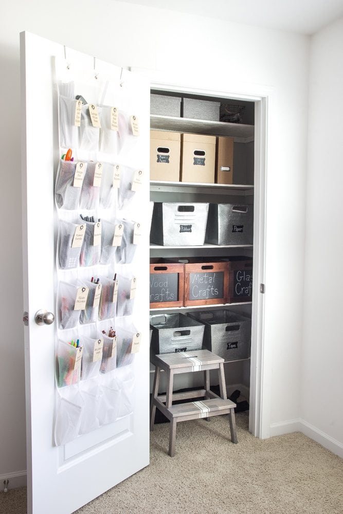 How to Organize a Craft Closet Like a Rockstar | unigumushane.com