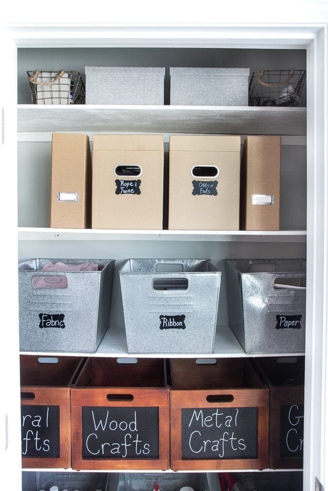 How to Organize a Craft Closet Like a Rockstar | unigumushane.com