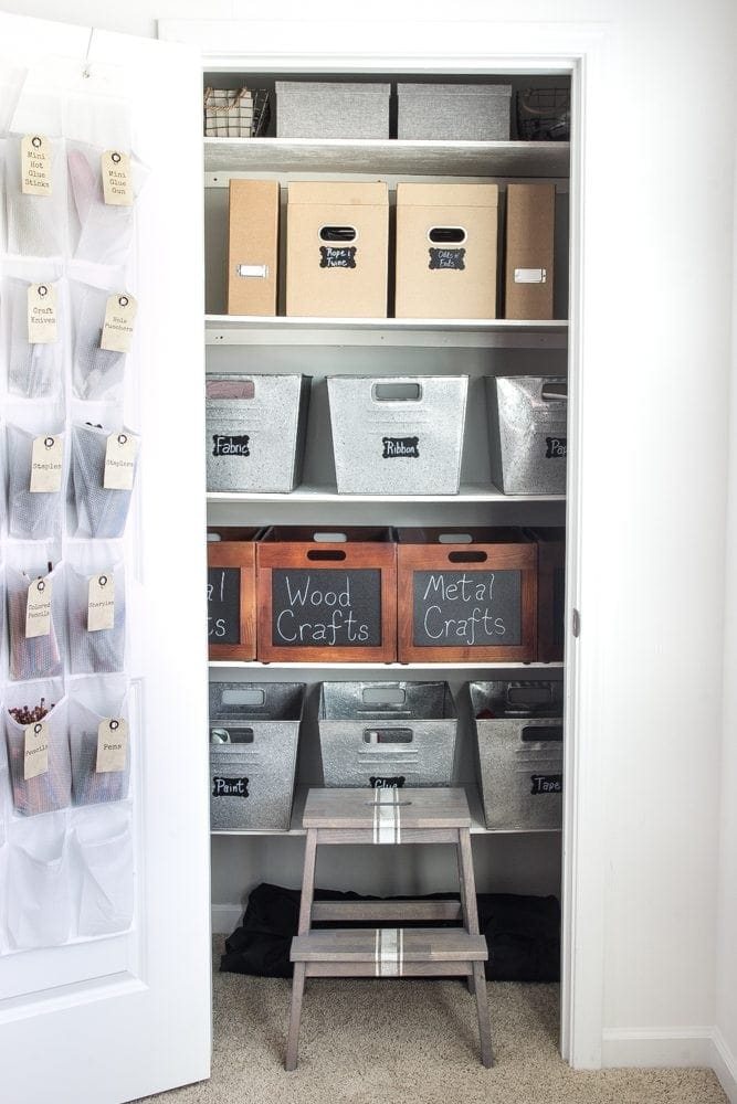 How to Organize a Craft Closet Like a Rockstar | unigumushane.com