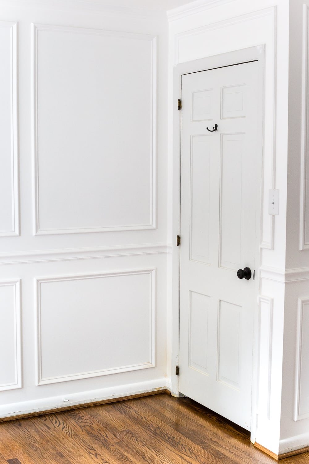 paint interior doors before