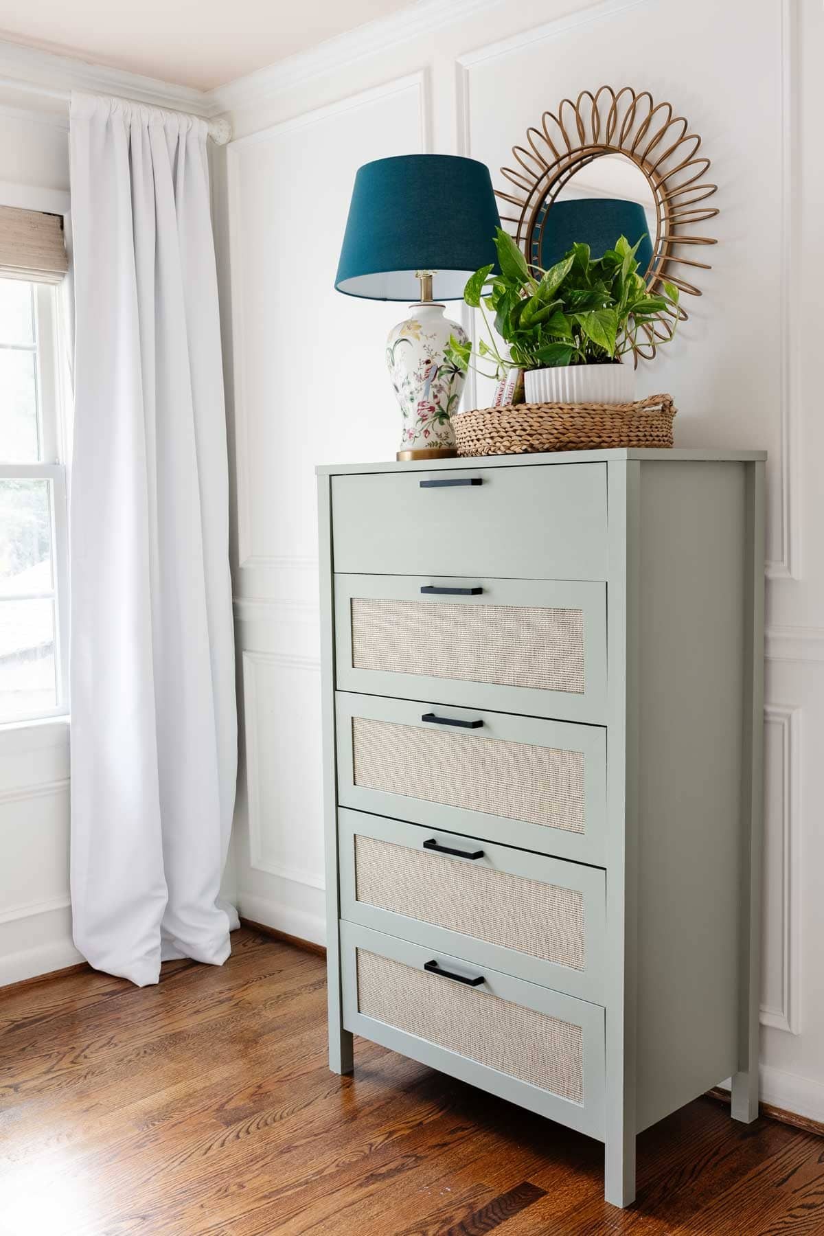 little girl bedroom painted laminate dresser