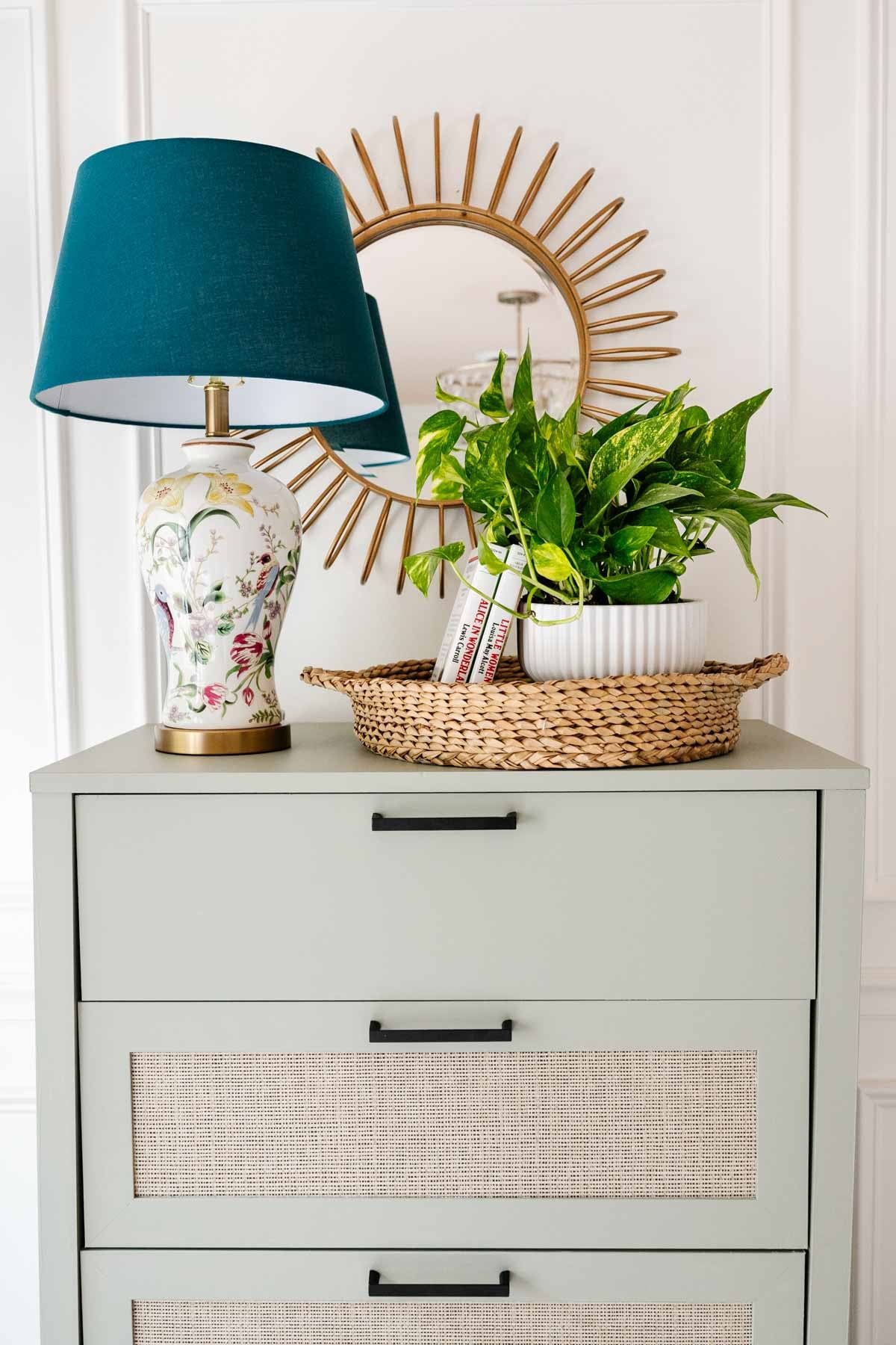 decor on top of dresser