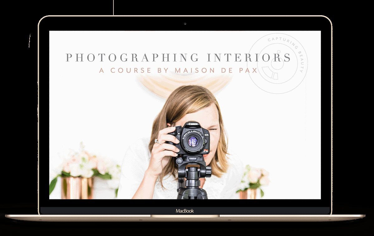 The best course for teaching you how to photograph interiors and jumpstart your career as a blogger, interior designer, or real estate photographer.