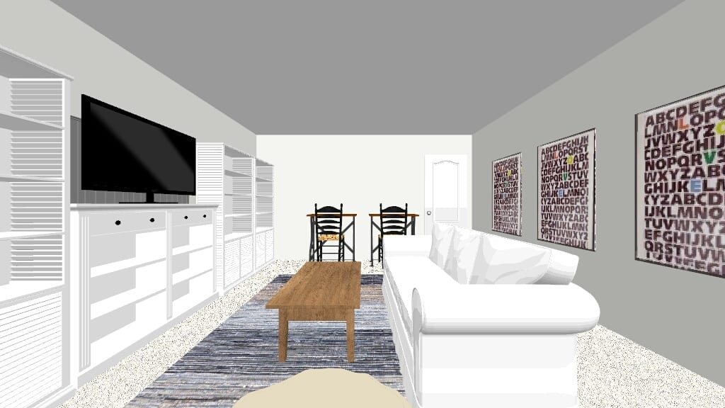 How to Plan a Room's Furniture Layout + One Room Challenge Week 1 | unigumushane.com - How to plan a room's furniture layout and how to design mock-up rooms online like a professional for free using one simple website.