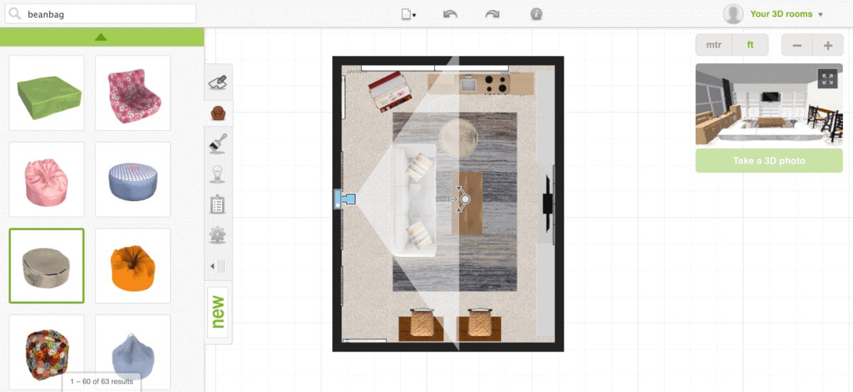 How to Plan a Room's Furniture Layout + One Room Challenge Week 1 | unigumushane.com - How to plan a room's furniture layout and how to design mock-up rooms online like a professional for free using one simple website.
