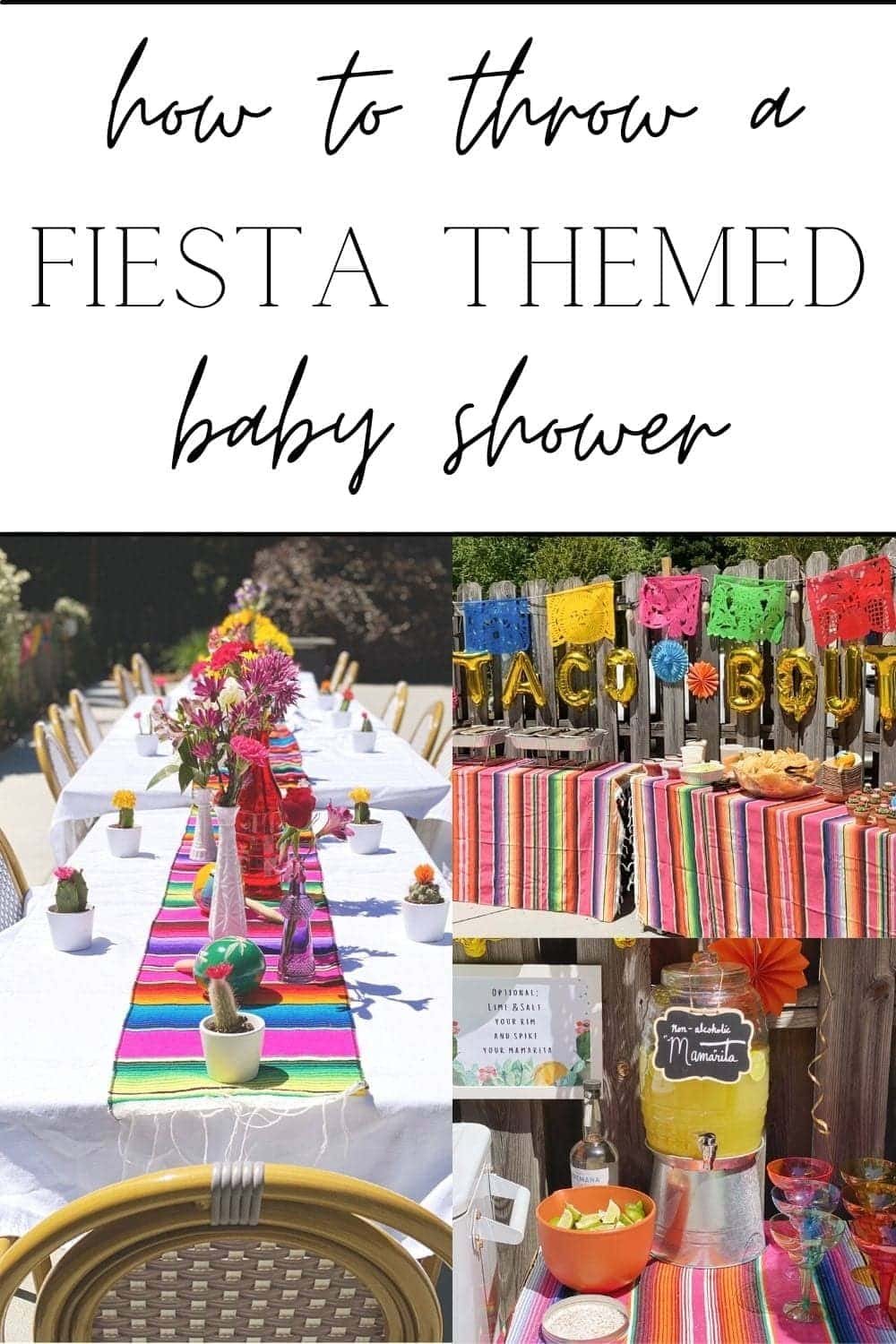 Mexican baby shower
