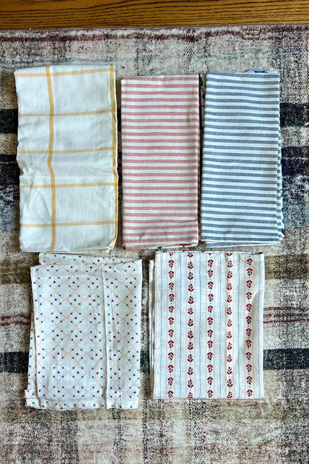kitchen towels to use as seat upholstery