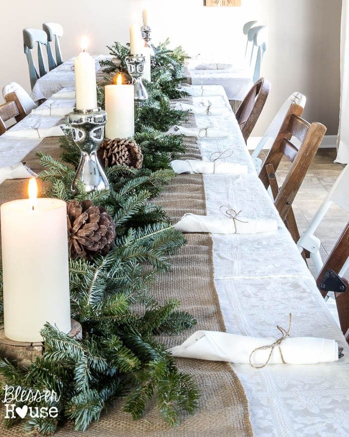 How to Set a Large Holiday Table on a Budget