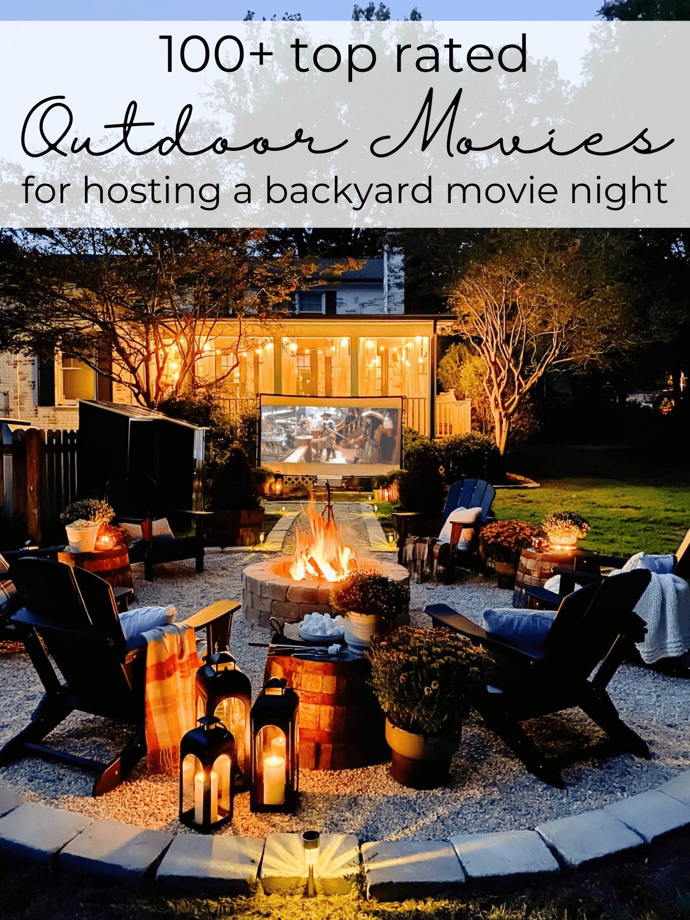 backyard movie night