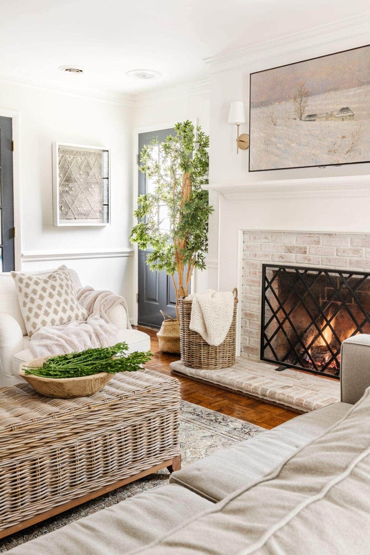 DIY Designer Knock-Off Textile Art from a Recycled Rug