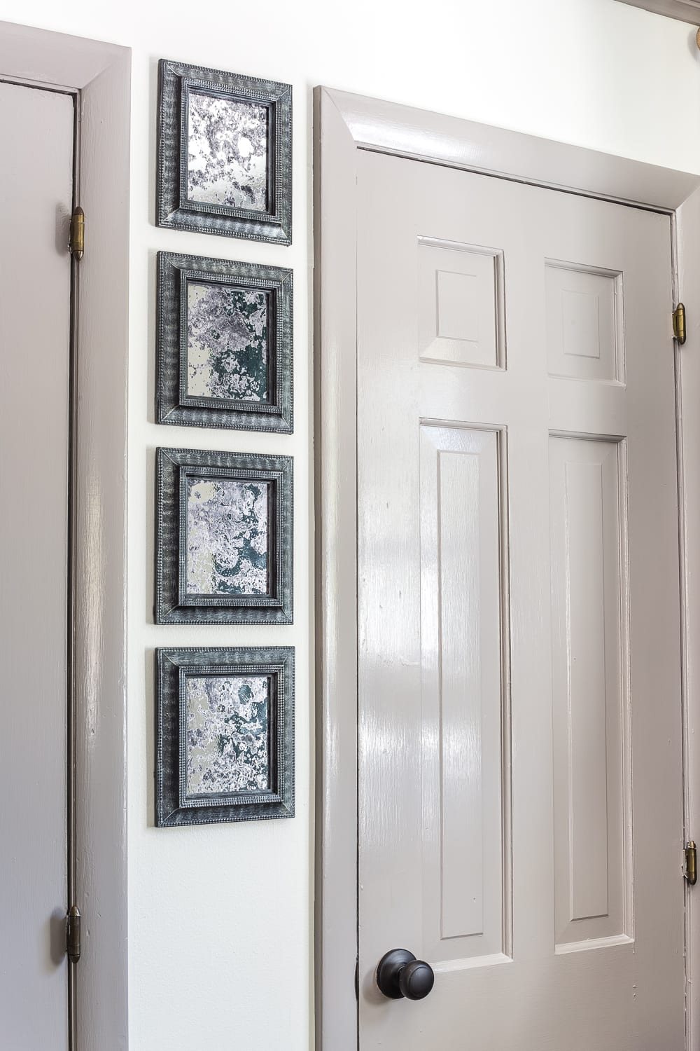 How to make DIY antique mirrors using old secondhand picture frames easily and without the mess.
