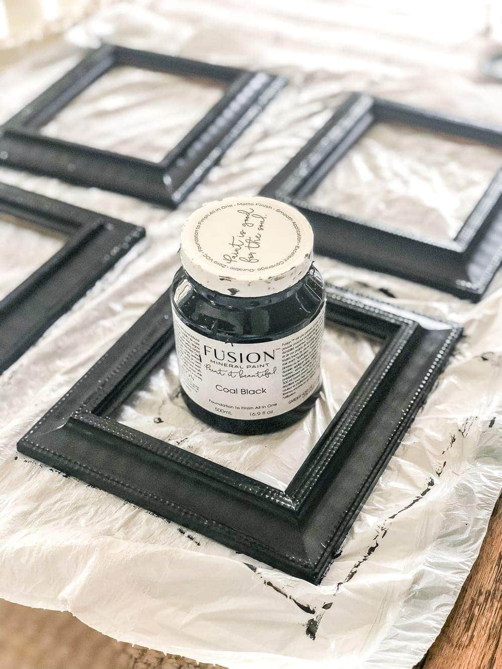 How to make DIY antique mirrors using old secondhand picture frames easily and without the mess.