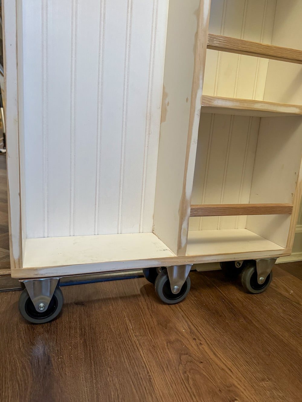 hidden broom cupboard diy
