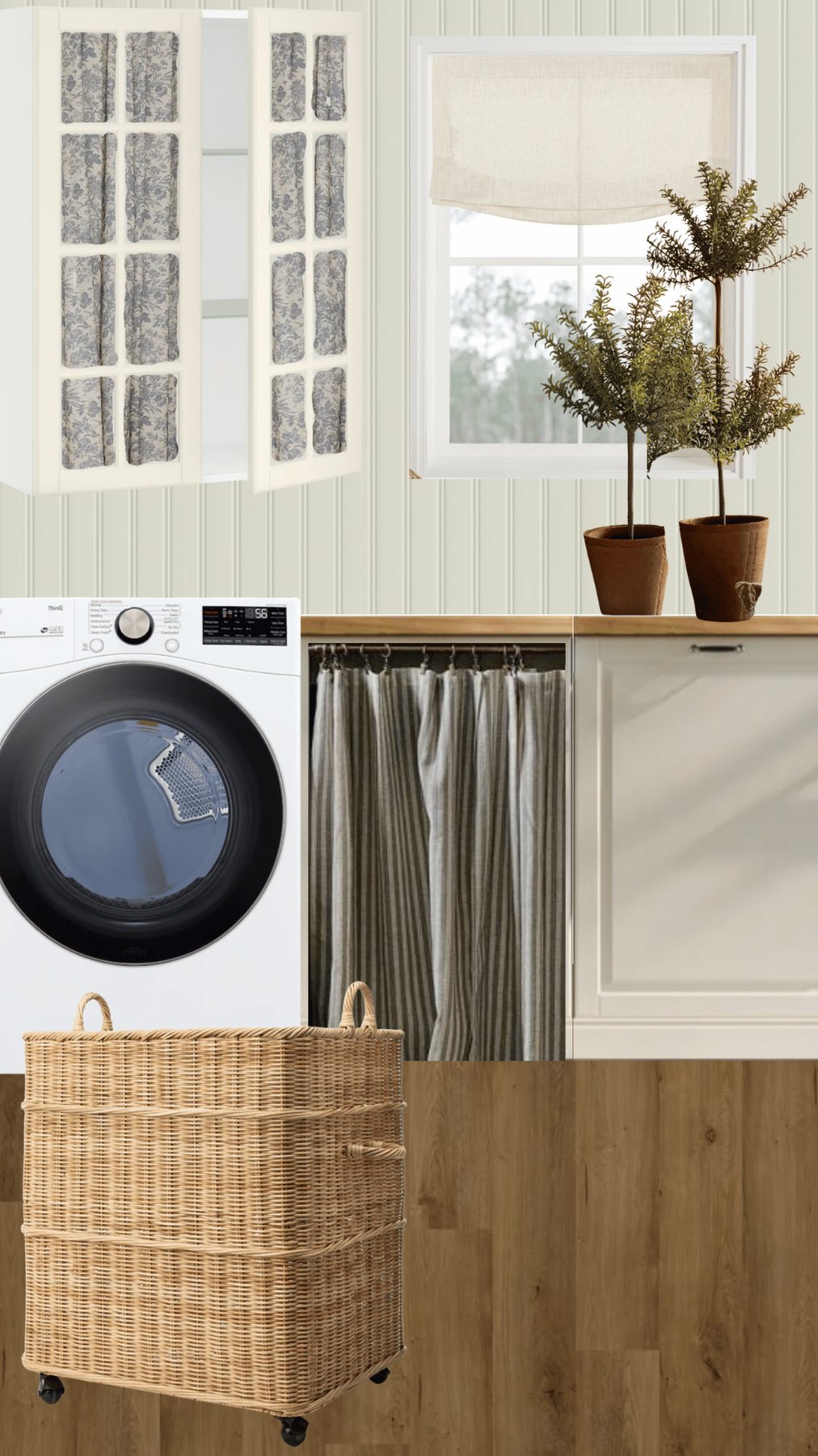 classic vintage nancy meyers laundry room design plan
