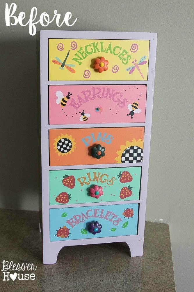 Industrial Office Supply Organizer From an Old Jewelry Box | Unigumushane