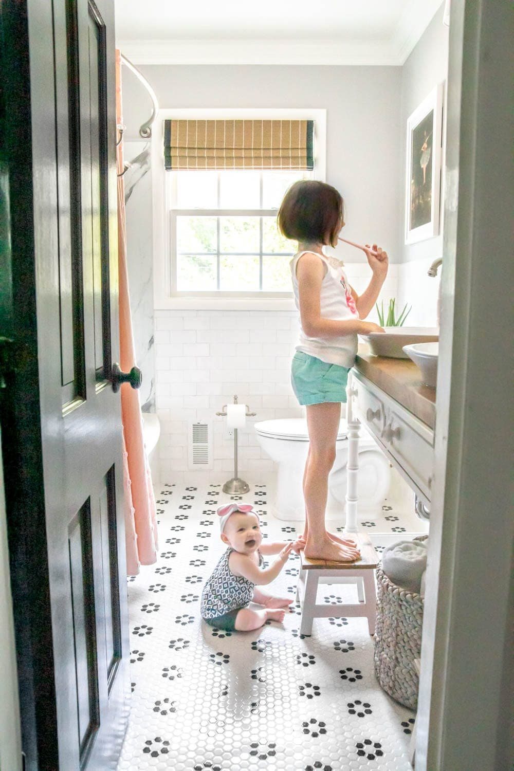 Kids Bathroom Makeover Reveal