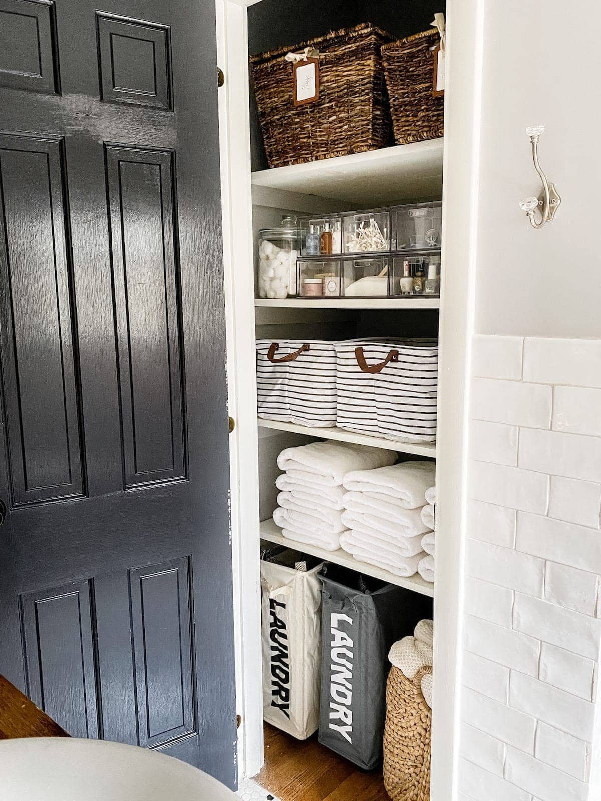 A complete tour of kids' bathroom organization ideas + all of the best organizers to make every bathroom tidy.