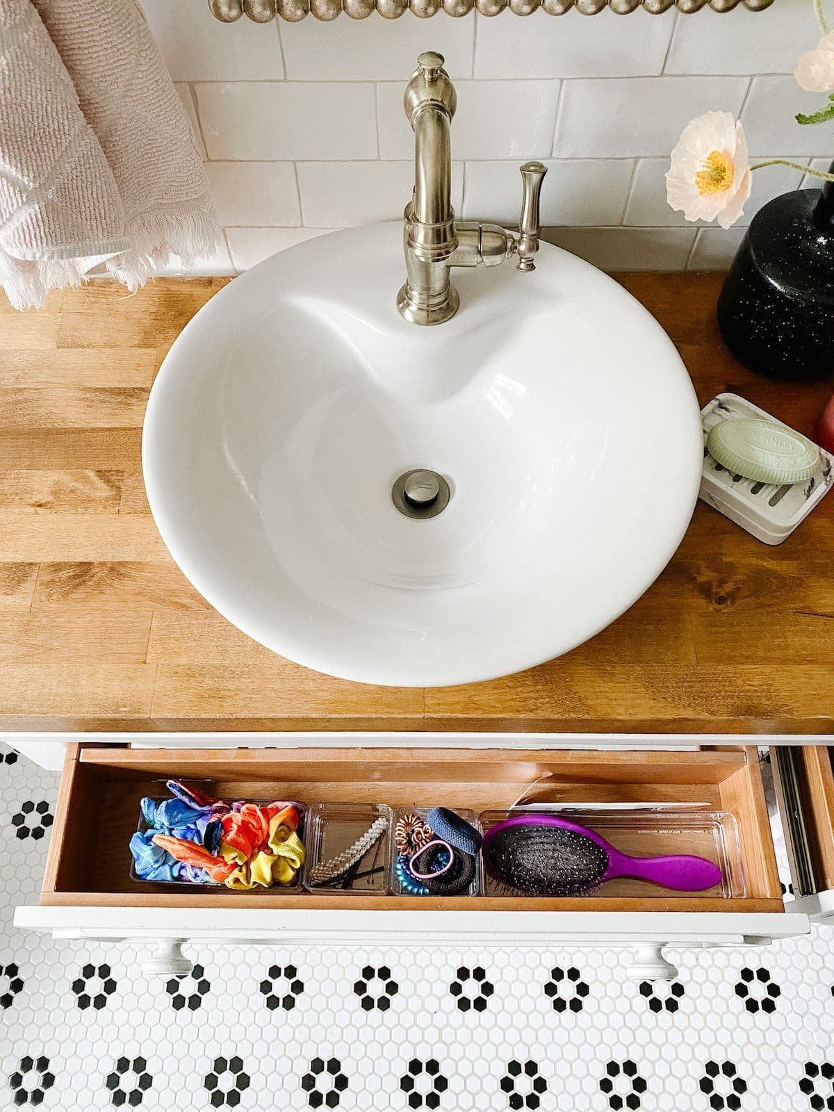 A complete tour of kids' bathroom organization ideas + all of the best organizers to make every bathroom tidy.